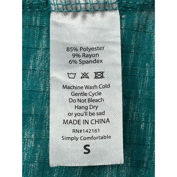 Lularoe Long Cardigan Sweater Women SZ SM Runs Lg Duster Comfy Heather Aqua - Picture 4 of 6